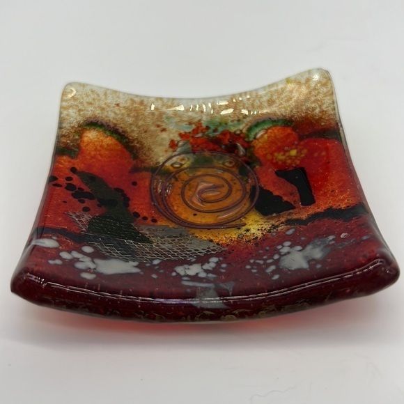 Fused Glass Trinket Dish - Picture 5 of 7